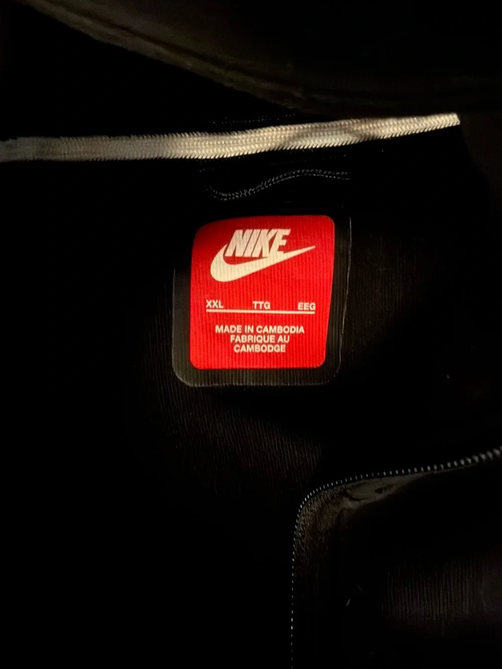 Nike Tech Men’s Two-Tone Full-Zip Hooded Jacket - Black & Light Gray